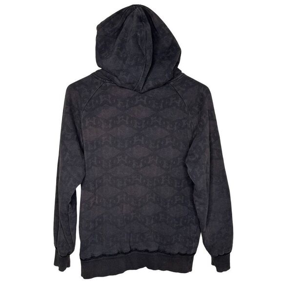 Y2K Grunge DC Reversible Sun Faded Full Zip Hoodie Large - Picture 3 of 7